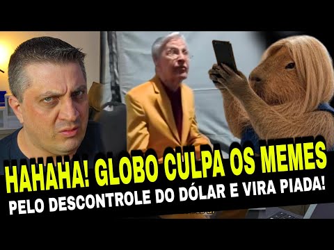 HAHAHAHA! Daniela Lima tenta colocar a culpa da alta do dólar nos MEMES e vira chacota