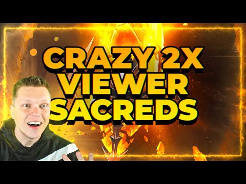 VIEWER 2X SACREDS! RAINING Leggos! | RAID Shadow Legends