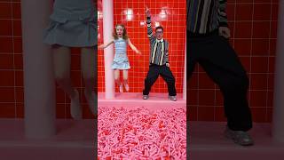Nastya and Son of Jackie Chan Dance