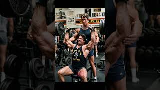 Arnold Spots Mentzer on a Heavy Press! #arnoldschwarzenegger #mikementzer #bodybuilding