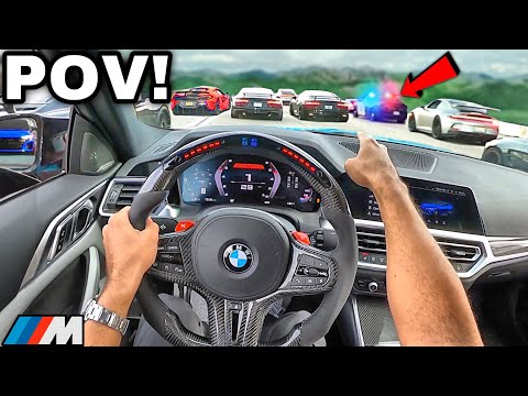 16 Minutes of Chasing Supercar Drivers In A Straight Piped BMW M4 G82 [LOUD EXHAUST POV]