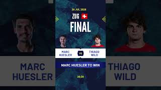 Marc Huesler vs Thiago Wild | Challenger Zug Final Prediction