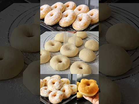 Donat susu.Resep klik โถ๏ธโ๏ธ