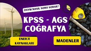 20 DAKİKADA MADENLER VE ENERJİ KAYNAKLARI | KPSS COĞRAFYA