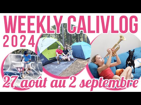 [NYCYLA CALIVLOG] COURS DE SKATE, INSTRUMENT DE MUSIQUE ET CAMPING 🏕️