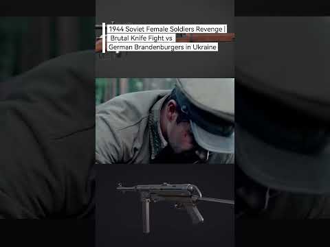 1944 Soviet Female Soldiers Revenge | Brutal Knife Fight vs German Brandenburgers in Ukraine