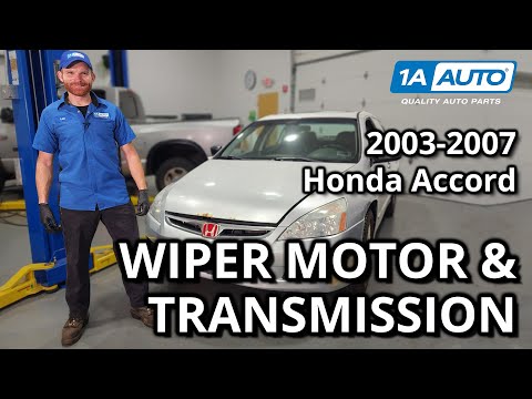 How to Replace Wiper Motor & Transmission 2003-2007 Honda Accord