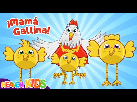 ¡Mamá Gallina!🐔🐥🐣Canciones infantiles 2025🎵| Heaven Kids 🎈✨