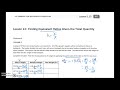Weight Calculations and Proportions