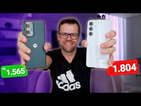 GALAXY A55 vs MOTO G85: Qual o melhor celular intermediário em 2025?