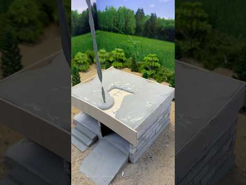 Incredible S-Tiny house made with mini bricks part 1 #miniature #diy