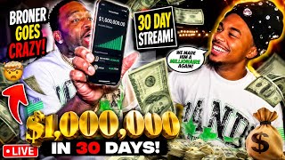 Adrien Broner Goes CRAZY After Becoming A Millionaire Again On Deen The Great's 30 Day Stream