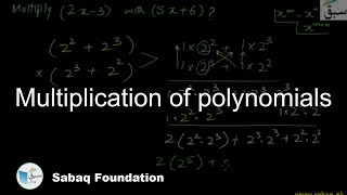 Multiplication of polynomials
