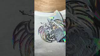 🐉#3dprinting #2d #3dprint #dragon #art3dchoix #art #diy #dtf #printing #maker #3d #foil #explore