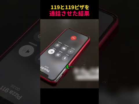 119と119ピザを通話させた結果