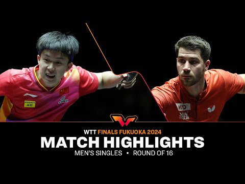 Wang Chuqin vs Patrick Franziska | MS R16 | WTT Finals Fukuoka 2024