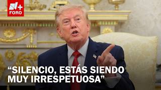 Trump Calla a Reportera y la Llama 'Ruidosa'