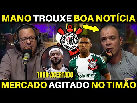 MANO E DE PAULA ATUALIZARAM AS INFORMAÇÕES DO CORINTHIANS DESSA SEXTA.