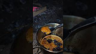 Making a wild berry dump cake/cobbler