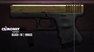 Glock-18 Brass Gameplay