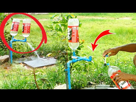 I never have to buy motor pump water again! How to make water stronger From PVC Pipe + Empty Bottle