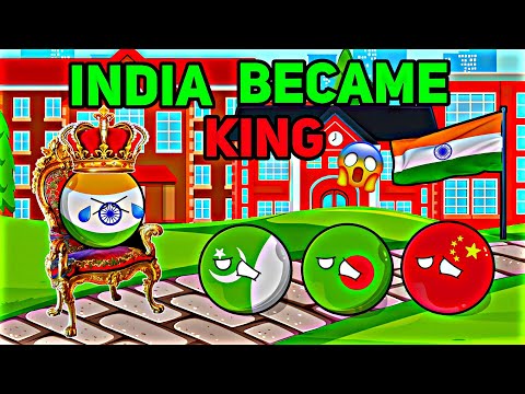 [INDIA BECAME KING OF 2024]😱 by doing THIS😂⚠️ #countryballs #geography