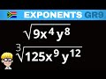Exponents and Roots Concepts