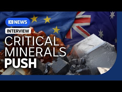 YouTube video thumbnail: EU to Explore Australian Critical Minerals Projects, say EU Trade Commissioner