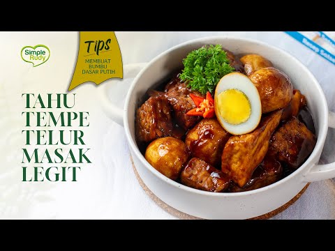 TAHU TEMPE TELUR MASAK LEGIT