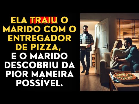 Ela traiu o marido com o entregador de pizza, e o marido descobriu da pior maneira possível.