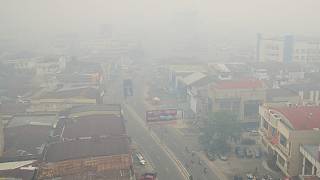 YouTube video thumbnail: How Toxic Wildfire Haze is Affecting Daily Life in Indonesia's Cities