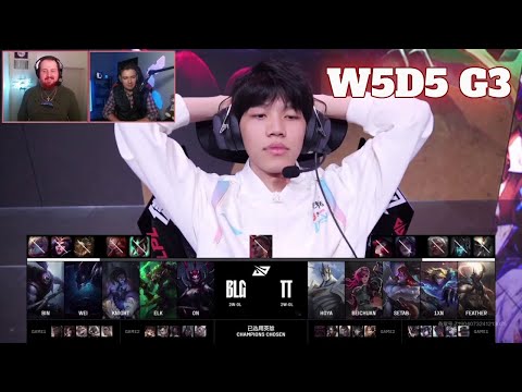 BLG vs TT - Game 3 | Week 5 Day 5 LPL Winter 2025 | Bilibili Gaming vs ThunderTalk Gaming G3 full