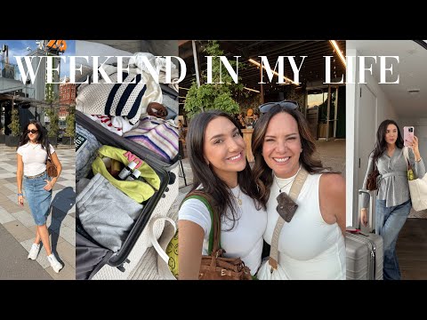 VLOG: weekend in my life in NYC! events w/ mom, packing/prepping for nantucket & updates!