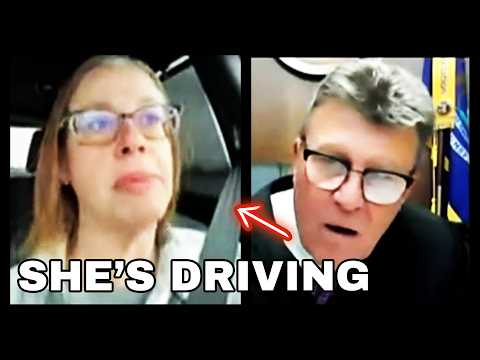 Woman INSISTS She Isn't Driving Car In Zoom Court