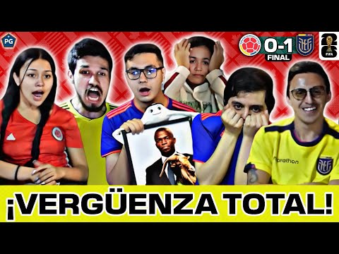 Colombia 0 Ecuador 1🔥Eliminatorias United 2026 Conmebol😱 Reacciones Amigos 🔥 El Club de la Ironía