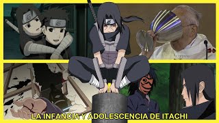 Te Resumo la Infancia y Adolescencia de Itachi Uchiha 🔥| Arco de Itachi Luz y Oscuridad 🌕
