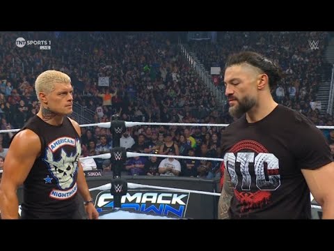 Roman Reigns & Cody Rhodes Together Attacks On Bloodline At SmackDown 2024 Highlights ! Roman Reigns