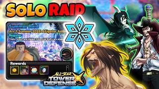 How to Solo SUMMER RAID BLUE in ASTD X | ROBLOX