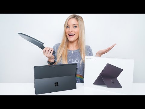 (ENGLISH) Matte Black Surface Pro 6 Unboxing!!