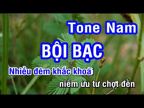 Bội Bạc (Karaoke Beat) – Tone Nam | Nhan KTV