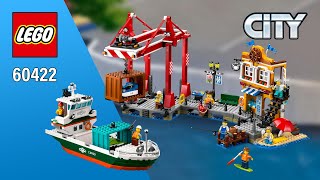 LEGO City Seaside Harbor with Cargo Ship (60422)[1226 pcs] Review @TopBrickBuilderReviews