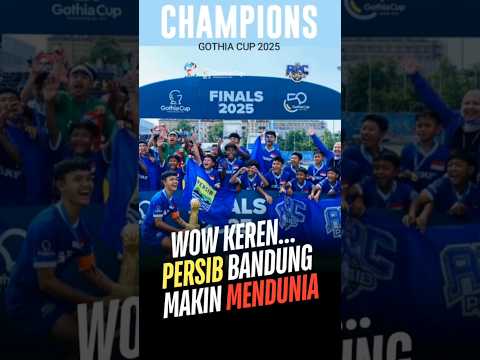 Persib Makin Mendunia! Juara Dunia U-13 di Swedia! #feedshorts #football #persib #pialadunia