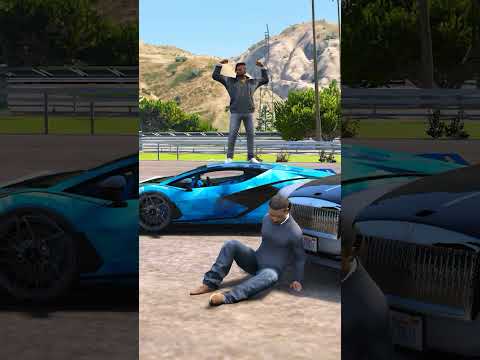 JIMMY AUR MICHAEL GAY TUG OF WAR DEAKHNEY #gta5 #shorts #viralshorts