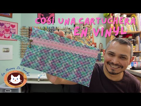 ✨ Crea una Cartuchera de Vinyl con Zipper Decorativo⏱️ | Tutorial DIY Fácil y Rápido 🧵✂️