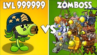 Every Random Premium Plants LEVEL 999999 Power-Up vs ALL Final Bosses Fight! - PvZ 2 Final Bosses