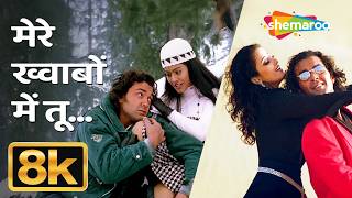 Mere Khwabon Mein Tu - 8K Video | Gupt (1997) | Bobby Deol, Kajol, Manisha Koraila | Alka-Kumar Hits