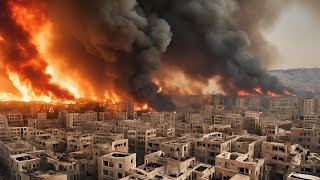 2 minutes ago! Thousands of houses are burning in Israel! More than 250,000 injured! The worst fire