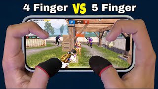 NEW! Best HANDCAM! 4 Finger Vs 5 Finger ☠️ 2025 which is The best? Pubg MOBİLE