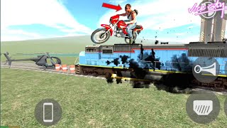 FRANKLIN VS TRAIN VS FUEL TANK 😰 | INDIAN BIKE DRIVING 3D
