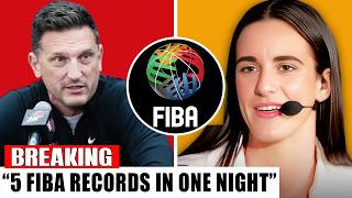 Caitlin Clark BREAKS 5 FIBA WORLD RECORDS In Team USA BLOWOUT Debut